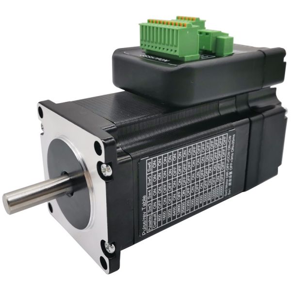 Buy JSS57P2N Integrated Stepper Motor Nema 23 2NM Encoder Feedback Servo Motor at wholesale prices