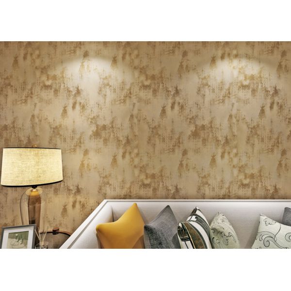 Buy 0.53*10m Beige Color Non-woven  Modern Removable Wallpaper For The Home at wholesale prices