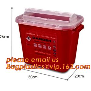 Various shape sharp container,sharp bin,syringe container, Wholesale disposable