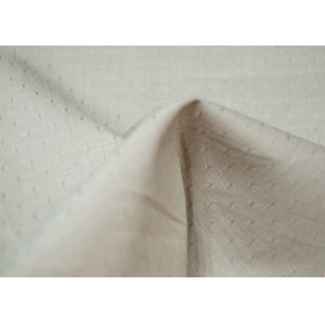 Pilling Resistance Jacquard Material Combed Yarn With Light Khaki