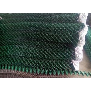 ASTM A392 Colored Chain Link Fence Mesh Roll Polymer Coated For Engineerings