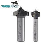 Pointed Nose Tiger Bit 65HRC Arc Milling Door Panel Cnc Machion Tools