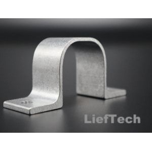 China 6063 T5 Aluminum Alloy Pipe Buckle Easy Assembly Oxidized Surface on sale