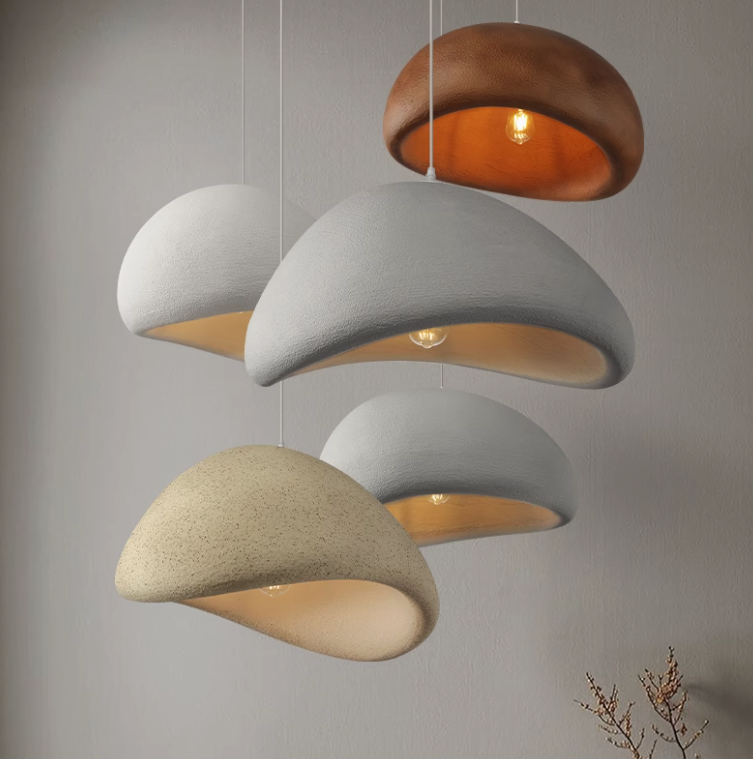 Wabi-sabi style restaurant chandelier light luxury high-end French cream style modern simple small bar table lamp Japanese dining room lamp