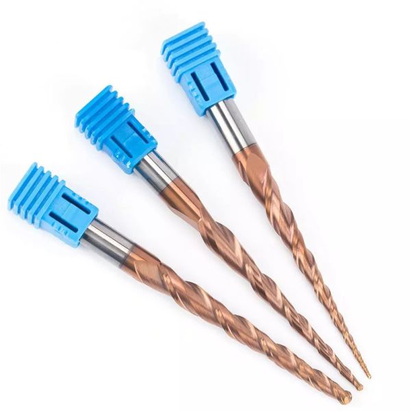 Buy 6mm Tapered Ball Nose End Mill Tungsten Solid Carbide Coated Tapered at wholesale prices