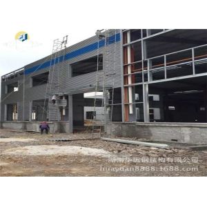 Galvanized Prefab Metal Storage Building , Prefabricated Steel Warehouse