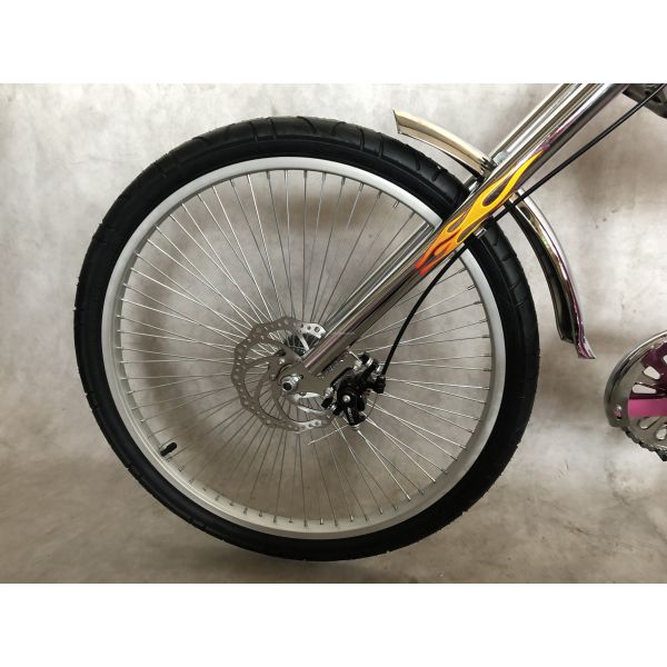 CE OEM Adult Chopper Style Bicycle with 24-20" Single Speed and Hi-Ten Steel Frame
