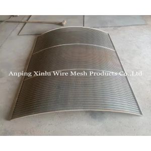 China Wedge Wire Support Wire Flat Bed Panels Height 4.5X 5.5mm and Profile Wire 2.3*3.5mm on sale