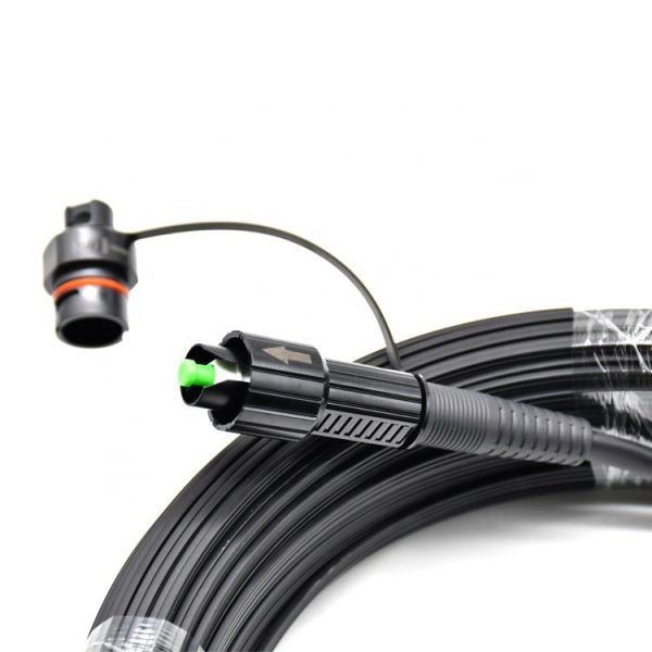Buy G657A2 FTTH Drop Cable Pigtail 50m IP68 OSP Huawei Mini SC APC Pre Connectorized at wholesale prices