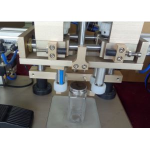 Professional Bottle Capping Equipment Four Wheel Pinch Digital Display