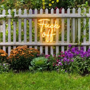 China 8mm PS Board Acrylic Neon Lighted Sign 50cm IP67 Balcony on sale