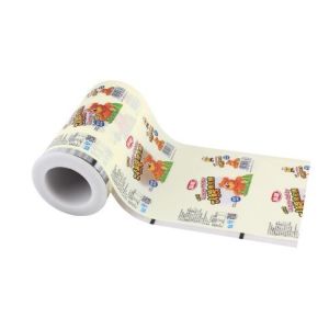 Custom printed heat seal embossed plastic bag food vacuum roll