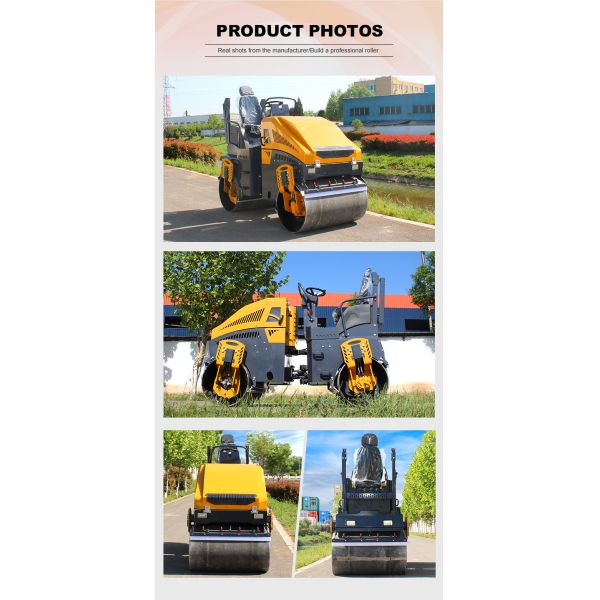 5 Ton 6 Ton 3 Ton Diesel Vibratory Double Drum Road Roller Compactor Asphalt Rollers Weight of Road Roller