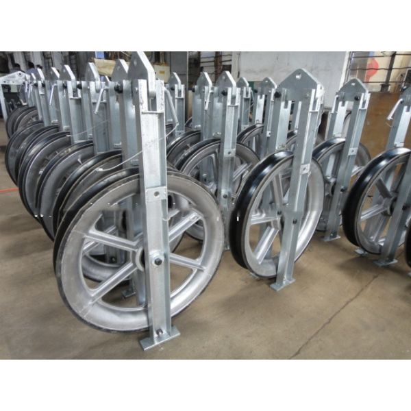 Buy 400KV Transmission Line 660mm Aluminum Conductor Pulley at wholesale prices