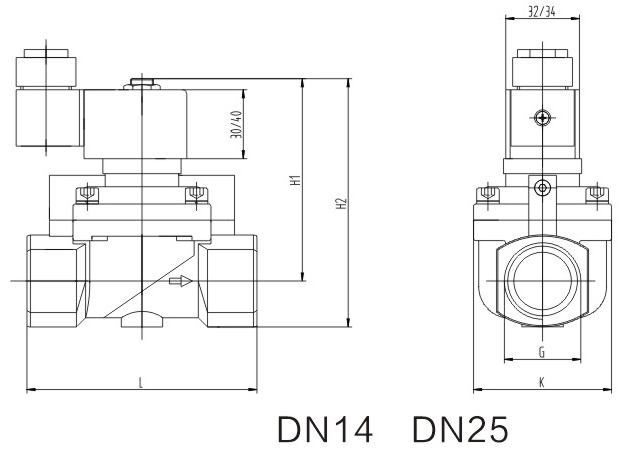 Type 5407 Oil Burner Stainless Steel Solenoid Valve 1/4'' 3/8'' 1/2'' 3/4'' 1'' 2'' 230V 24V