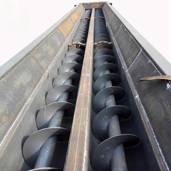 OEM Custom U Type Drilling Mud Conveying System Stainless Steel Spiral Auger Conveyor with Shaft