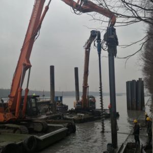 China 3200rpm Offshore Hydraulic Pile Driver Vibro Hammer Machine on sale