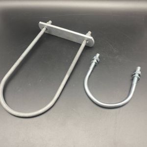 Stainless Steel Round Head Custom U Bolt with Plate