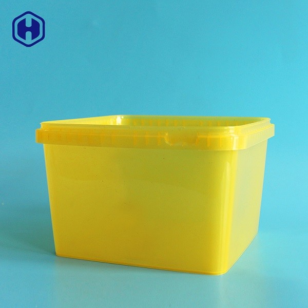 Recyclable IML Tubs Soda Cookies Packaging Food Grade Storage Containers
