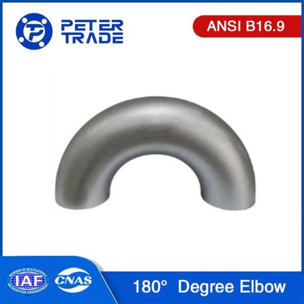 Buy ASME B16.9 Pipe Fitting Elbow Long Radius Elbows 180 Degree Stainless Steel Pipe Elbow A403 WP304 WP304H WP304L at wholesale prices