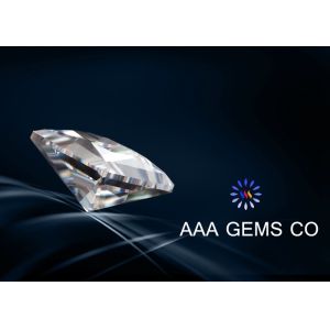 2 Carat VVS1 Princess Square Moissanite White High Reflective