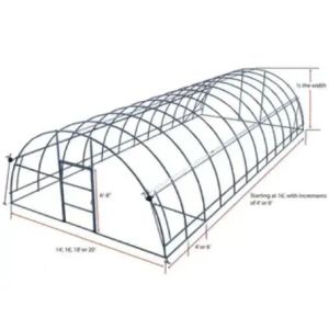 Quality PE Plastic Film Poly Tunnel Greenhouse Single Span For Tomato Vegetable Flower for sale