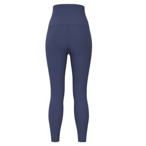 Blue Latex Shapewear Yoga Pants 3XL 99cm Waist Trainer Leggings