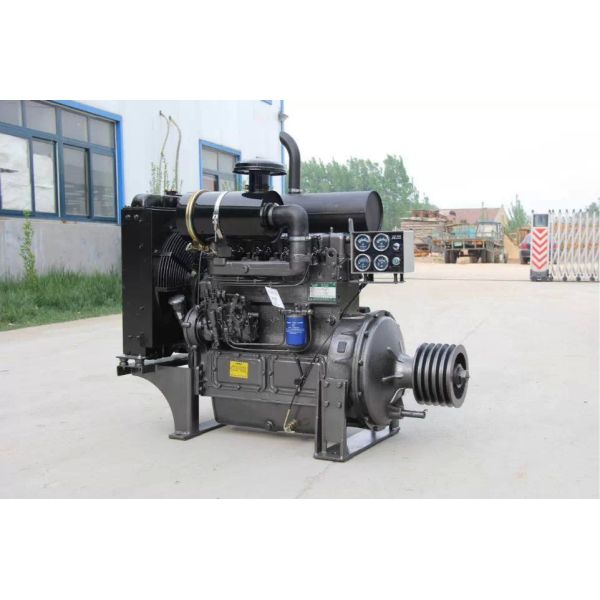 Buy Weifang diesel engine R4105ZP With PTO Clutch and Belt Pulley at wholesale prices