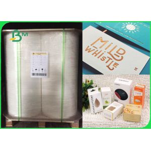 China 250 / 300gsm ISO Certified Good Printing Glossy Folding Box Board In Roll on sale