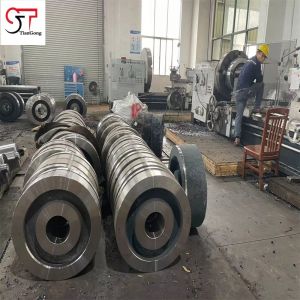 Forged Crane Wheel For Industrial Cranes Handling Equipment Custom Forged Wheels