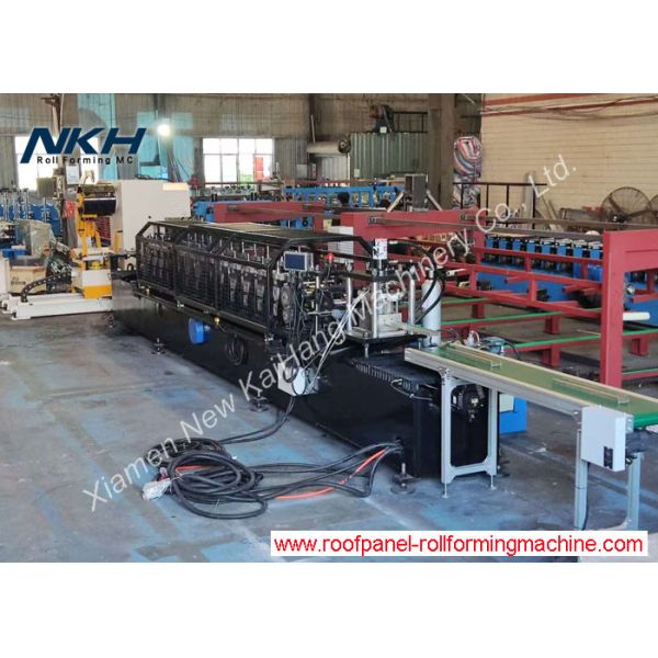 Buy C68 Roll Forming Machine with Non Stop Punching, Printing&Cutting Connection Parts for Metal Buildings at wholesale prices