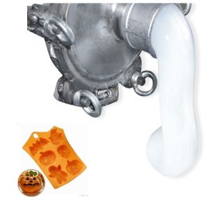 A+B LSR Liquid Silicone Rubber / White Color Condensed Cure Liquid Silicone For