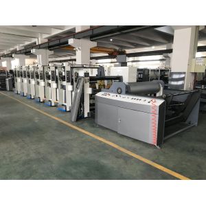 PE Coated Double Flexo Printing Machine with 100mm Web Roller Diameter and UV IR