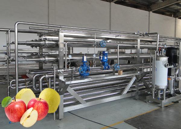 Buy Stable UHT Sterilizer Machine Vacuum Pasteurization Apple Processing Equipment at wholesale prices
