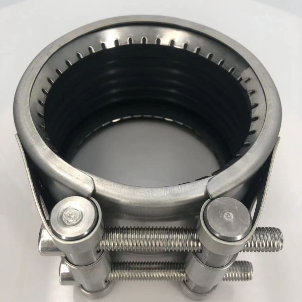 304 Stainless Steel Gear Ring EPDM Sealed Pipe Connector Quick-Install Gear Ring Pipe Connectors Do Not Require Welding High-Pressure Gear Ring Type