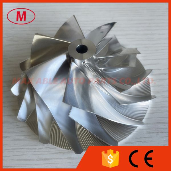 forward 75.88/108.90mm 7+7 blades high performance Turbo milling/aluminum 2618/billet compressor wheel