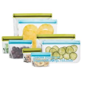 Reusable Snack Bags Sandwich Storage Bag, k Plastic Slider Storage Bag, food