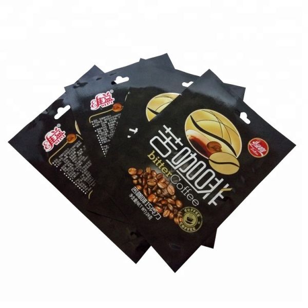 Three Side Seal Food Zipper Bag/Packaging Plastic Bags for Coffee Bean/Customize Printing Plastic Packaging Bags