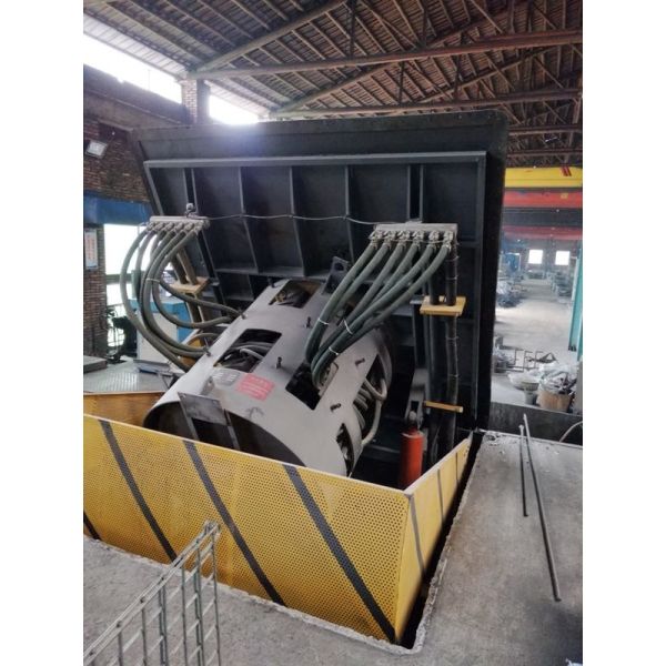 Buy Medium Frequency Hydraulic Steel shell furnace  KGPS-500KW/750kg at wholesale prices