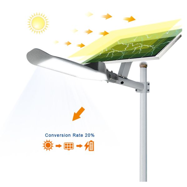 Solar Power 45watt 6500lm Smart Waterproof LED Street Light