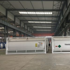 iso tank container 20ft for transporting oxygen, nitrogen, argon, co2, lng on