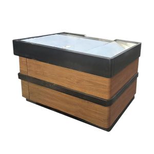 Custom Stainless Steel Checkout Counter With High Durability And Adjustable