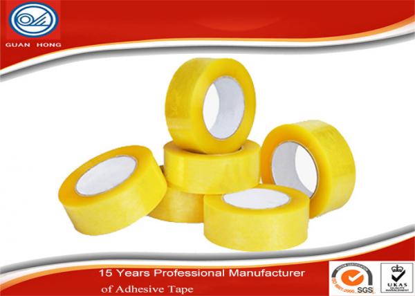 Buy Water activated Bopp Packaging Carton Sealing Tape Yellowish 48mm Wide at wholesale prices