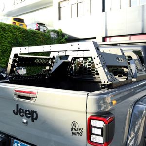 Toyota Land Cruiser Prado Fj120 Silver Truck Bed Rack System for DMAX and Jeep
