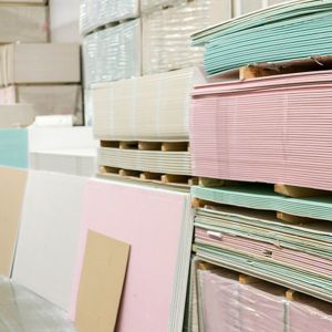 Indoor 12.5 Mm Moisture Resistant Plasterboard With Square Edge OEM