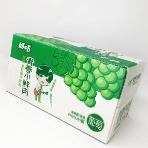 4.0mm Retain Freshness Printing Grape Packing Carton Abrasion Resistance
