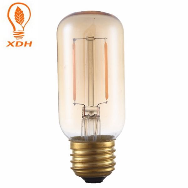 Buy T10 Edison LED Filament Bulbs , Amber Vintage 4W LED Screw Bulb at wholesale prices