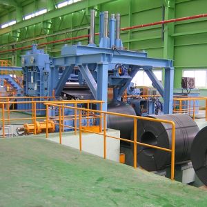 270 Year 2021 Automatic Steel Coil Slitting Line Uncoiling Leveling Shearing