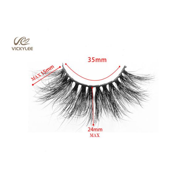 Plastic Cotton Stalk Whole Strip 15MM 7D Volume Lashes