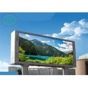 High brightness 6000 nits outdoor digital LED billboard LED display under the